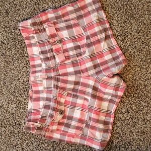 Plaid shorts